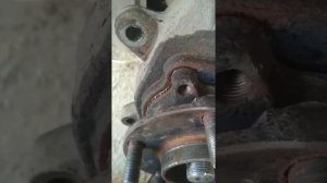 Замена ступицы Nissan Teana не снимая датчик ABS
