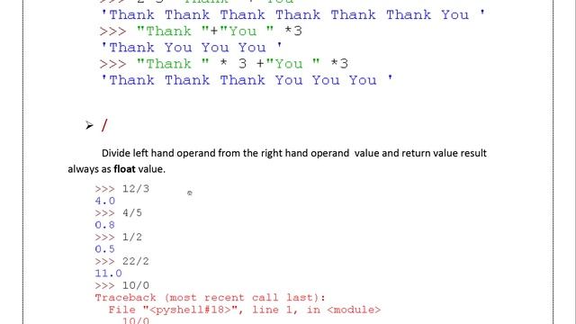 Airthmatical operators - Python tutorial in hindi - Learn python Operators- Python for Class 12 CBS