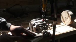 Гриндер из фанеры  и мотор от стиральной машины Grinder