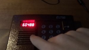 Домофон Eltis DP400TDC16: Смена кода сервисного меню