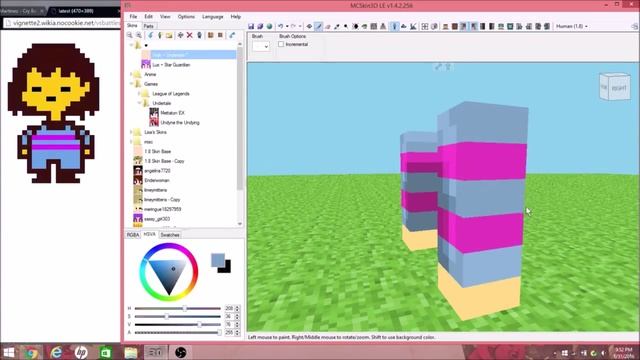 Frisk from Undertale II Minecraft Speed Skin смотреть онлайн