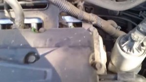 работа двигателя Chevrolet Cruze 1,6 (109 л.с.)при прогреве