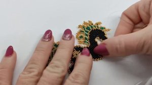 241. "Пегас". Кирпичное плетение. Часть 5/6