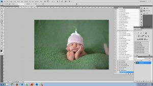 newborn Photo Merge :  A photoshop tutorial