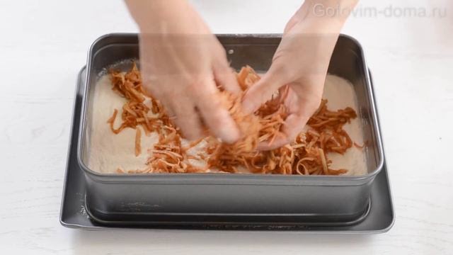 "Три Стакана". Насыпной Яблочный Пирог к чаю. Готовим Дома