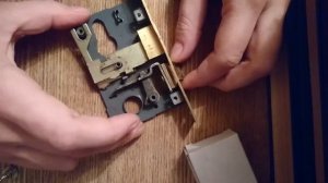 Сборка врезного замка с нуля