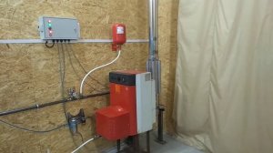 Запуск котла с дизельной горелкой Crono 2L