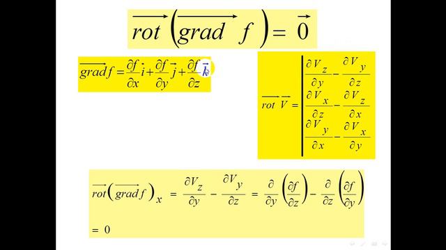 Propriétés des opérateurs vectoriels Grad -div-rotationnel смотреть онлайн