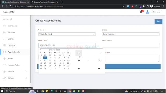 AppointMe: The Personal Appointment Booking Management System | Coding Xpress смотреть онлайн