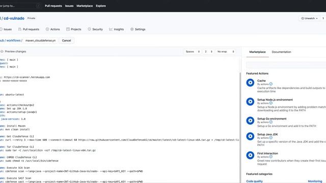 CloudDefense integration with GitHub Actions смотреть онлайн