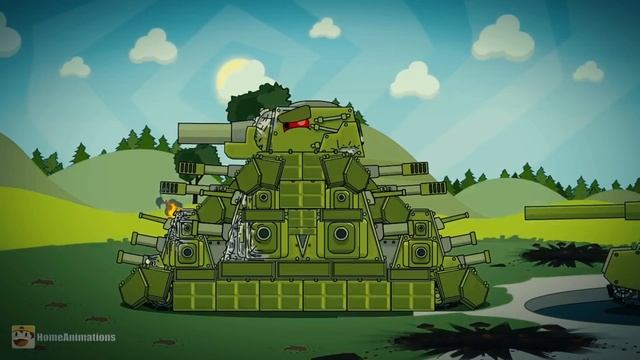 ✘☭КЛИП про КВ-44 - Feel Invincible✘☭  - Клипы мультики про танки (For #homeanimations )