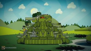 ✘☭КЛИП про КВ-44 - Feel Invincible✘☭  - Клипы мультики про танки (For #homeanimations )