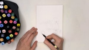 Рисуем коробку с подарком. Как нарисовать подарок. Урок рисования. Новогодние подарки фломастерами.