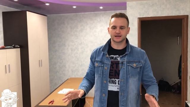 Двухуровневые натяжные потолки, три зоны освещения смотреть онлайн