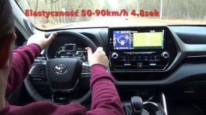 TOYOTA HIGHLANDER 2.5 Hybrid Dynamic Force AWD-i - POV, punkt widzenia kierowcy, wrażenia z jazdy