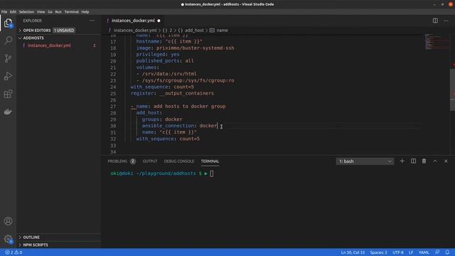 ANSIBLE - 58. MODULE ADD_HOST, RAW & DOCKER (EX) смотреть онлайн