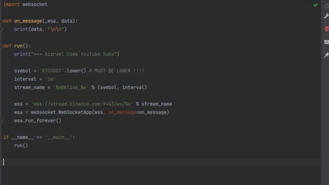 ? Binance API + Python | Websocket на websocket-client без binance-connector смотреть онлайн