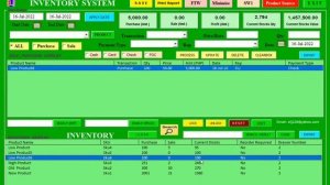 Inventory System in Excel (E-Series)