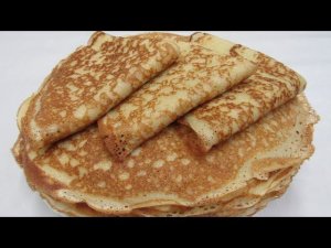 Заварные Блинчики на Кефире /Crepes/ Масленица