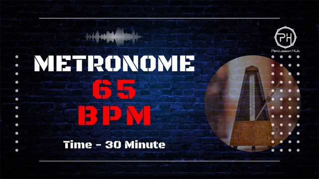65 BPM Metronome | 30 Minute смотреть онлайн