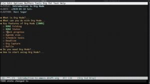 What is Org Mode? #Emacs