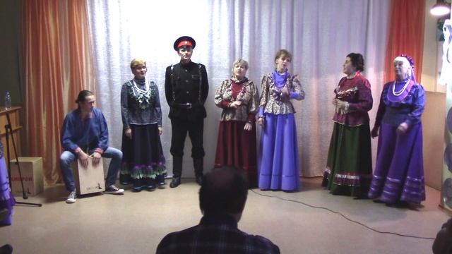 Ансамбль казачьей песни ДОНСКИЕ ЗОРИ  в Центральной библиотеке г Новомосковск, тульской области