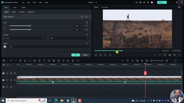 How to Use Keyframe Animation In Filmora 12 - Enhanced Keyframing in Filmora 12 смотреть онлайн