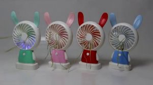 Детский ручной вентилятор с аккумулятором 13828