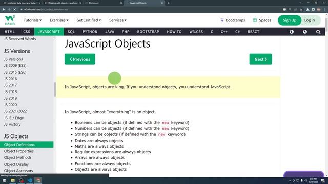 JavaScript 03 -- Data Types in JavaScript and understand Object basics