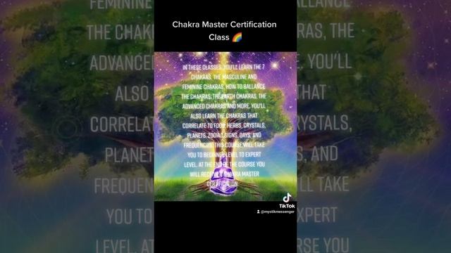 Chakra Master Certification Class ?