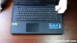 How to replace keyboard on Asus X75 laptop
