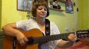 Крылатые качели, В юном месяце апреле, кавер на гитаре,