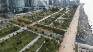 Батуми 2023/02/26 Бульвар в районе парка Леха и Марии Качиньских