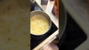 Пшенная каша на завтрак ?? (помирились с женой, когда ее ели)
