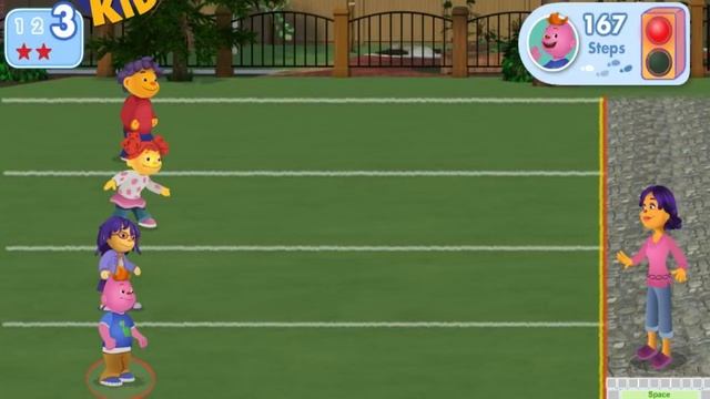 Red Light Green Light - Sid the Science Kid Game смотреть онлайн