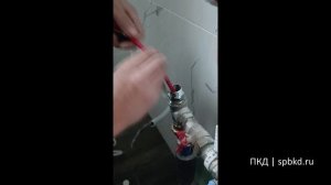 Греющий кабель для водопровода. Монтаж греющего кабеля.