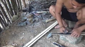 Primitive Life. Духовая трубка, клей.