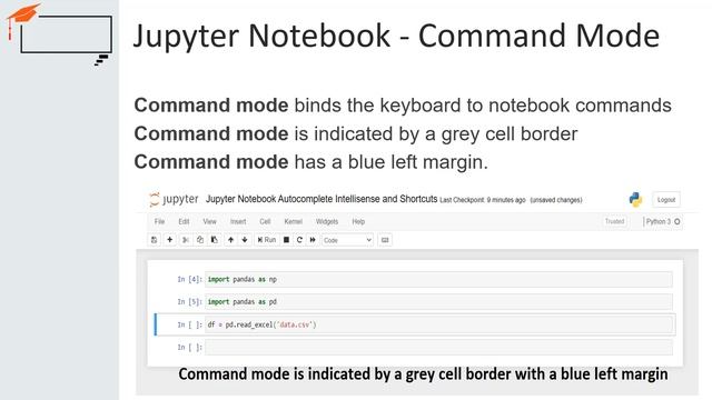 Jupyter Notebook Autocomplete Intellisense and Menu Shortcuts for Machine Learning