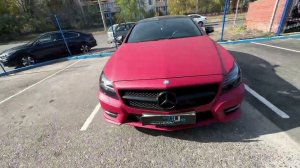 Mercedes CLS 350 - состояние пленки на автомобиле с 3 летней эксплуатацией