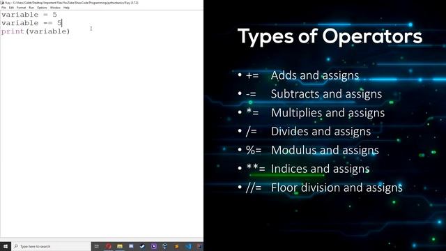 Python Programming Basics for Beginners #9 - Assignment Operators