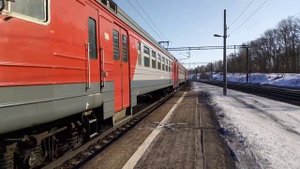 Электропоезд ЭД9Т-0008 с маршрутом Ряжск - Рязань 2