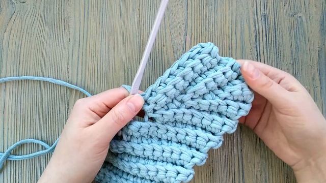ПОДУШКА ЗВЕЗДА крючком. Безотрывное вязание.