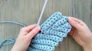 ПОДУШКА ЗВЕЗДА крючком. Безотрывное вязание.