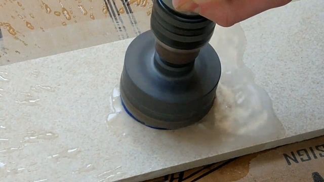 Отверстие в керамограните 68мм. Коронка Distar Cack Hard Ceramics