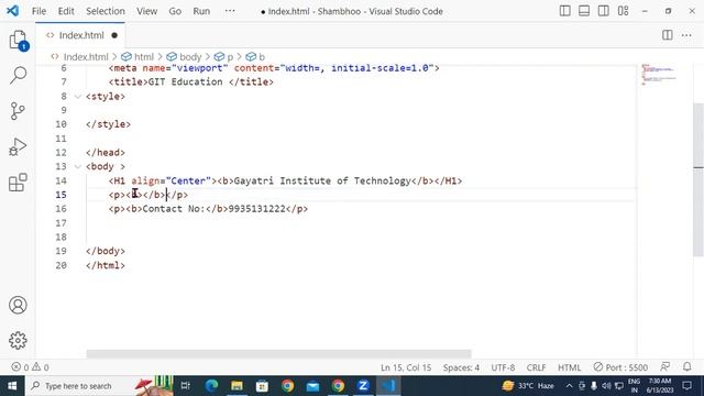 About Bold Tag and Pre Tag in HTML | GIT Education смотреть онлайн