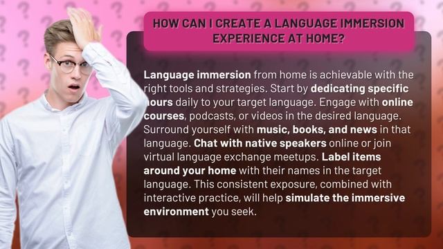 How Can I Create a Language Immersion Experience at Home? смотреть онлайн