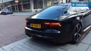 Audi RS7 VS Audi RS6 with Akrapovic exhaust system