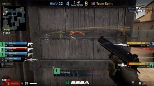 HAVU vs Team Spirit Highlights [Dust2] - ESEA MDL S32 Semi Final