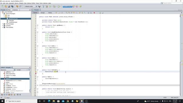Java Swing - How to create undo redo and form refresh смотреть онлайн