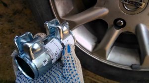 Ремонт фланца глушителя Nissan Almera Classic